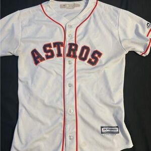Majestic White Astros Baseball Jersey